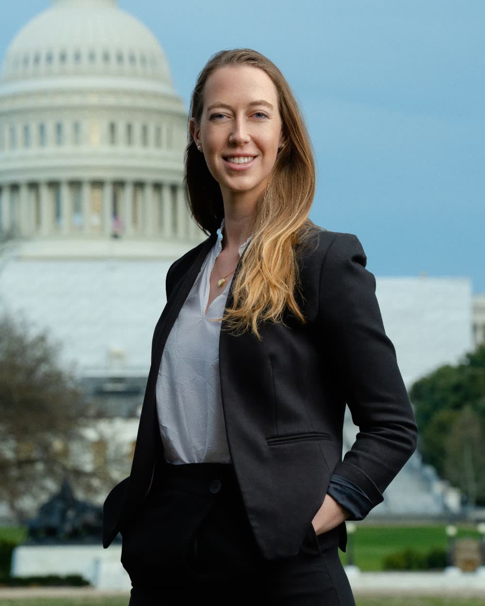 Individual headshot subject on location, directed through posing and expression